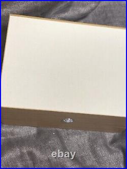 Omega Genuine watch box case Wooden Booklet Card case Pouch Outer box MINT