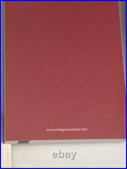 Omega Genuine watch box case Wooden Booklet Card case Pouch Outer box MINT