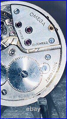 Omega Pocket Watch 1944. Conversion Kit, Ready To Assemble, Working Nov 069