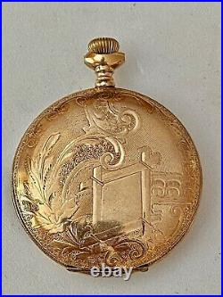 Ornate Empress Gold Filled Pocket Watch Case, Floral/cabin Motif, See Cases