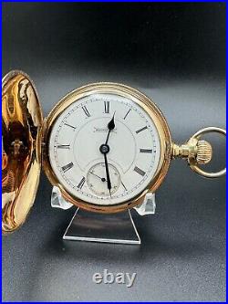 PEORIA HUNTER CASE 18s POCKET WATCH