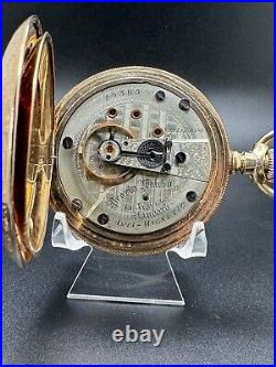 PEORIA HUNTER CASE 18s POCKET WATCH