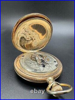 PEORIA HUNTER CASE 18s POCKET WATCH