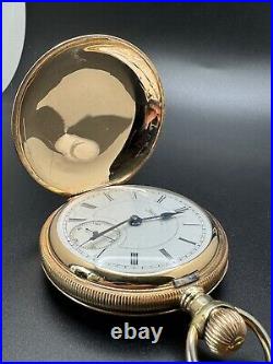 PEORIA HUNTER CASE 18s POCKET WATCH