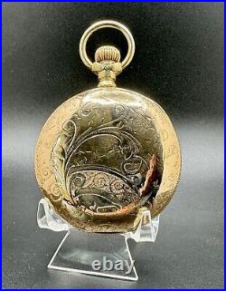 PEORIA HUNTER CASE 18s POCKET WATCH