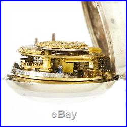 Pair Case Keywind Verge Pocket Watch By English Watchmaker John Mintern C1760s