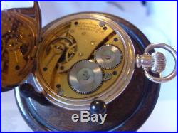 Pocket Watch Antique 1904 Waltham USA 7 Jewel 9ct Gold Filled Half Hunter Case