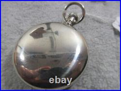 Pocket Watch Elgin 18 Sz 17j C 1911 Model 5 Silverode Case Nice