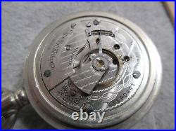 Pocket Watch Elgin 18 Sz 17j C 1911 Model 5 Silverode Case Nice