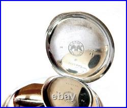 Pocket Watch LONGINES Hunter Cal 18.50 Case Steel 51mm Circa 1920 Working