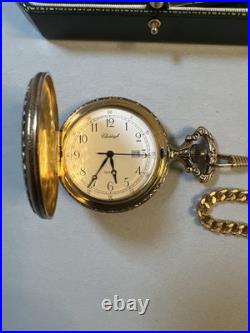 Pocket Watch Men's Celtic Irish Claddagh Pocket Watch Made In Ireland Authentic