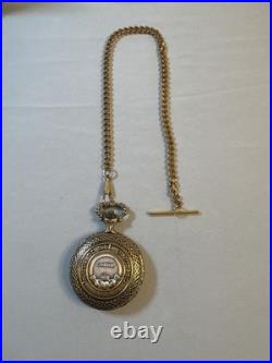 Pocket Watch Men's Celtic Irish Claddagh Pocket Watch Made In Ireland Authentic