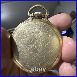 Pocket watch Illinois 21 Jewel bunn special case model 28, 161 movement runs and