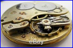 Pocket watch movement IWC 55231 for hunting case & lever set. Diameter 42.8 mm