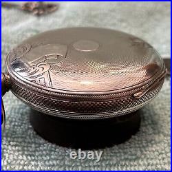 Pre-Civil War Waltham Pocket Watch Solid Silver Case. Dates To 1861 PS Bartlet