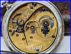 RARE 1865 E Howard Series III Mershon's Pat Pocket Watch Orig W & S Coin Case