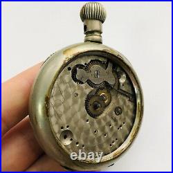 RARE BILLODES Zenith Pocket Watch Old Without Dial Big Case Vintage