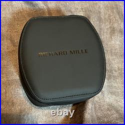 RICHARD MILLE watch travel case box / pouch BLACK VERSION