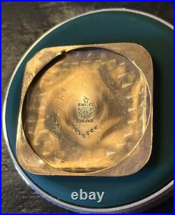 RUNNING Unique Square Case Elgin 12s Grade 477 Pocket Watch, 20 Year Gold Plate