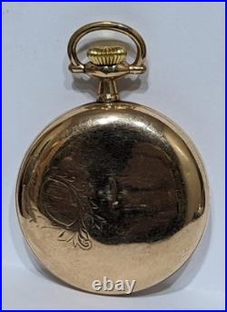 Railroad Grade? 21 Jewel? Burlington Watch Co. Gold Filled Pocket Watch Runs