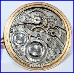 Railroad Grade? 21 Jewel? Burlington Watch Co. Gold Filled Pocket Watch Runs