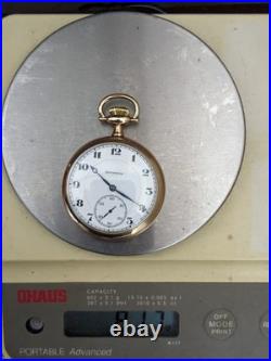 Railroad Grade? 21 Jewel? Burlington Watch Co. Gold Filled Pocket Watch Runs