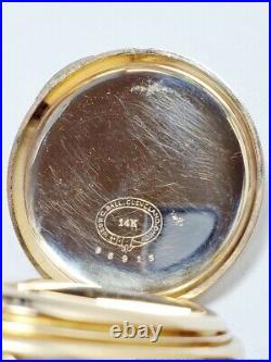 Rare 14k Gold Case Ball Watch Co. 17j Official Railroad Standard Pocket Watch