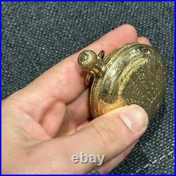 Rare 1882 Rockford Watch Co. Illinois Working Pocket Watch Hunter Case