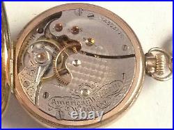Rare 1906 AMERICAN WALTHAM Pocket / Wrist Watch Size 00 Mvmt 20Yrs Star GF Case