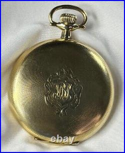 Rare 1921 Illinois Santa Fe Special l6s 21j Mod 6 RG Pocket Watch GF Hunter Case