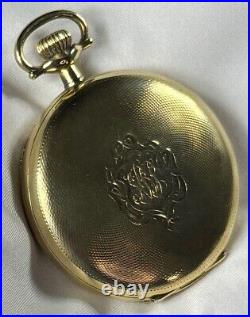 Rare 1921 Illinois Santa Fe Special l6s 21j Mod 6 RG Pocket Watch GF Hunter Case