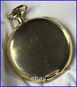 Rare 1921 Illinois Santa Fe Special l6s 21j Mod 6 RG Pocket Watch GF Hunter Case