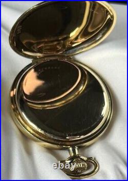 Rare 1921 Illinois Santa Fe Special l6s 21j Mod 6 RG Pocket Watch GF Hunter Case