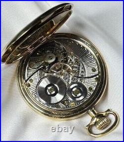 Rare 1921 Illinois Santa Fe Special l6s 21j Mod 6 RG Pocket Watch GF Hunter Case