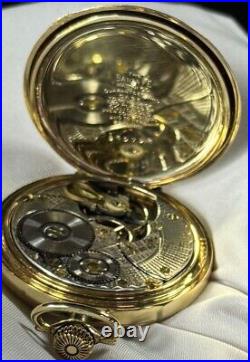 Rare 1921 Illinois Santa Fe Special l6s 21j Mod 6 RG Pocket Watch GF Hunter Case