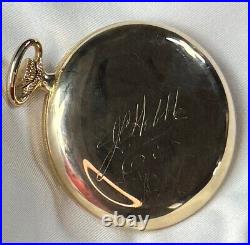 Rare 1929 Hamilton Grade 974 Special Mod 2 16s 17j Pocket Watch Fahy 10K GF Case