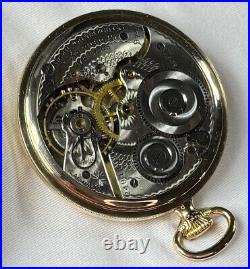 Rare 1929 Hamilton Grade 974 Special Mod 2 16s 17j Pocket Watch Fahy 10K GF Case