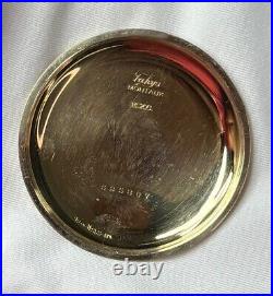 Rare 1929 Hamilton Grade 974 Special Mod 2 16s 17j Pocket Watch Fahy 10K GF Case