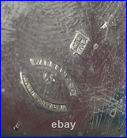 Rare 56.5mm 18's Coin Silver Hunting Case Paul Breton Pocket Watch K/W No Movt