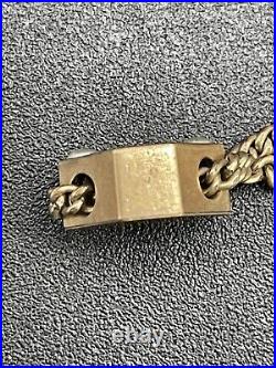 Rare Antique Wadsworth Referee Case Combine Watch Co Swiss Watch With Chain