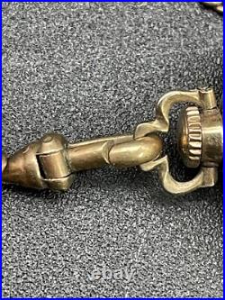 Rare Antique Wadsworth Referee Case Combine Watch Co Swiss Watch With Chain