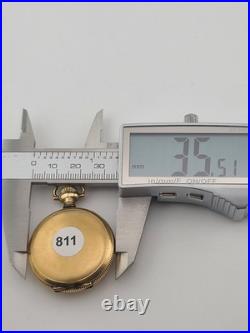 Rare Antique Waltham 12s Pocket Watch 7J Gold Filled 25yr Case C1910 Running