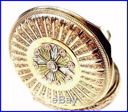 Rare Antique Waltham 14K Full Hunter Solid Gold Case Pocket Watch 6s Circa 1890