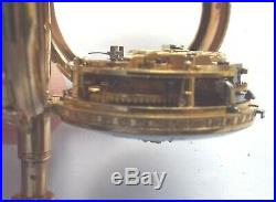 Rare Mint Gold Enamel Back With Diamonds Verge Fusee P/case Repeater Watch Ring