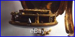 Rare Near Mint 3 Colour 18ct Gold Case Verge Fusee One Great Clean Watch