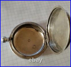 Rare Neptune, Pocket Watch Case Silver 84, Tsarist Russia