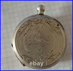 Rare Neptune, Pocket Watch Case Silver 84, Tsarist Russia