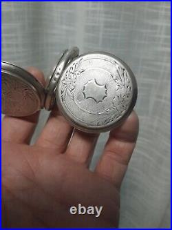 Rare Neptune, Pocket Watch Case Silver 84, Tsarist Russia