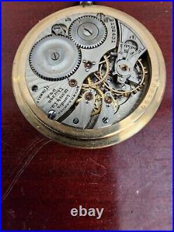 Rare Vintage King Landis Regina N. A. W. Co Case 17 Jewels Pocket Watch. Usa. Works