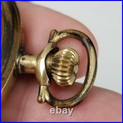 Rare antique pocket watch 21 JEWEL Lake Shore Monitor 14k plated case